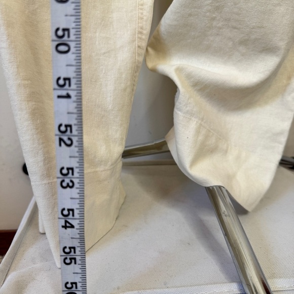 Universal Thread Short Sleeve Linen Blend Boilersuit Jumpsuit Ecru Cream Sz 6 - Picture 7 of 16